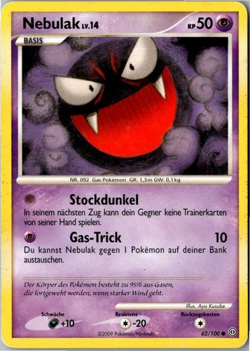 Pokemon nebulak 100 - pokemon, 62/100