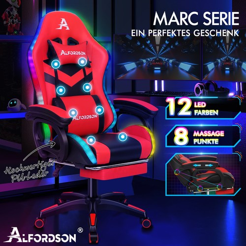 Alfordson gaming stuhl mit - alfordson,