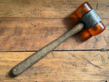 Großer alter Belzerit Schonhammer Hammer Gewicht ca. 1,3kg Länge ca. 38cm