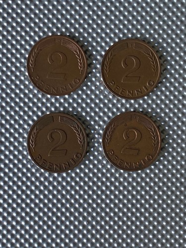 Brd pfennig 1969 - 4x, d-f-g-j