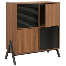 B-Ware Kommode MCW-O40, mit Türen Staufächer, MDF Metall Melamin, natur