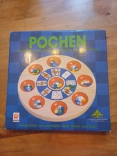 Pochen Pochbrett Pochspiel Strategiespiel, Massivholz, Ab 10 Jahren