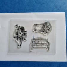 Silikon Stempelbogen Stempel   Thema Garten