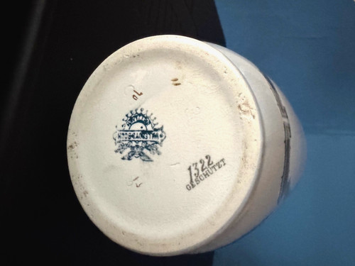 Jugendstil vase von villeroy - jugendstil,