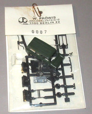 FRÖWIS Bausatz Ford Transit dunkelgrün Kleinbus in OVP 0007 H0  1/87