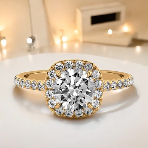 14k gold ring diamant - 14k,