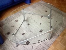 Wohnzimmer Glastisch oval