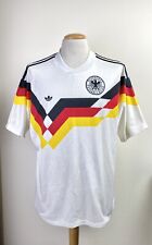 VINTAGE WEST GERMANY 1990 v FRANCE ADIDAS MATCH WORN PLAYER SHIRT No.18 TRIKOT