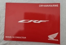 Honda CRF 450R RX RWE Handbuch