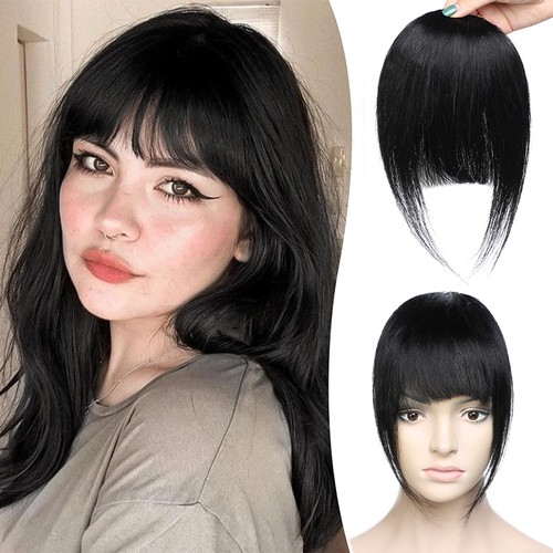 Damen echthaar pony luft bangs - damen,