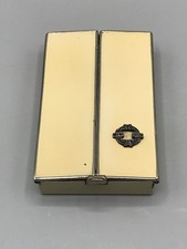 Jugendstil Wunderschöne Puderdose Lippenstift Rouge Antik Alt Houbigant France