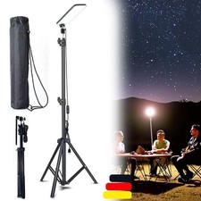 180CM LED Arbeitsleuchte mit Stativ Baustrahler Flutlicht Werkstattlampe Outdoor