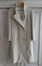 CALW Wollmantel, Cashmire, Gr. 40, knielang oversize, retro, Hellbeige
