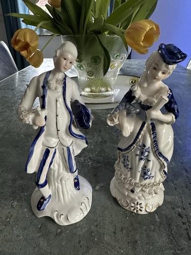 Porzellan figuren ein paar - porzellan,