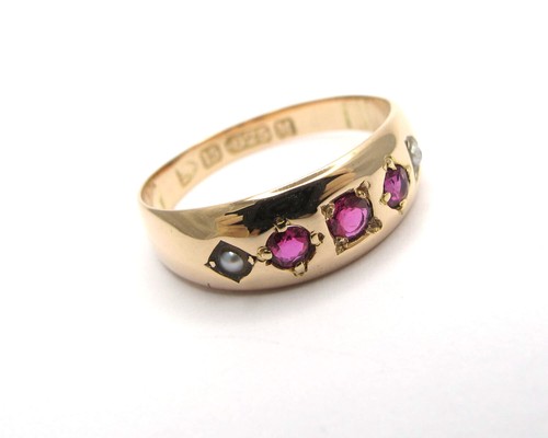 Antiker bandring rotgold - bandring,