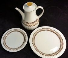 Thomas Lanzette braun gelb Kaffeekanne Speiseteller Kuchenteller