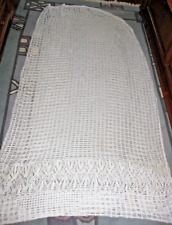 Gardine Store alt Vintage Baumwolle Naturfaser Muster ca. 2,2 m