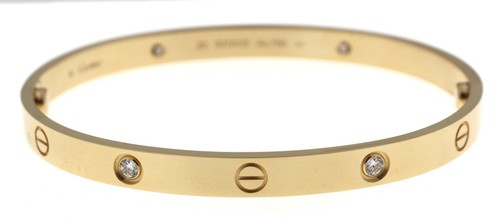18k gelbgold cartier love - 18k,