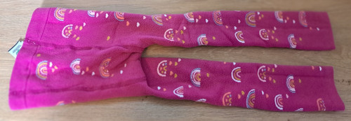 Warme pinke strick leggings - warme,