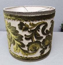 Lampenschirm Vintage Florales Samt Muster  S 701