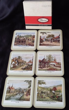 6 Pimpernel Untersetzer floral