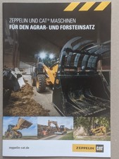 ZEPPELIN CAT Maschinen Agrar & Forst Einsatz Teleskop Radlader Bagger Prospekt