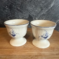Villeroy & Boch ALT LUXEMBURG -  2  Eierbecher auf Fuß ohne Gebrauchsspuren