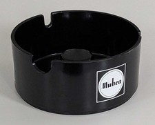 Aschenbecher Mubea Muhr und Bender Melamin rund Ascher Werbung stapelbar