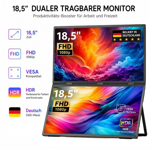Zoll zusammenklappbarer - 18,5,