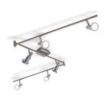 LED Deckenleuchte Deckenschiene 6-flammig  Lampe modern Spot-Leuchte Spotlights