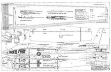 Cambria Slingsby Capstan Segelflugzeugplan 72" SPANIENSTEIGERPLÄNE