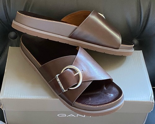 Neu gant leder pantoletten - neu!,