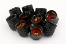 10 x Ventilkappen Messing