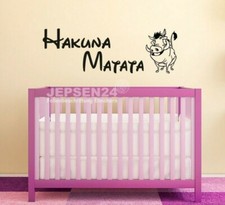 Hakuna Matata Pumba Spruch... 100x33cm Aufkleber Disney Wandtattoo Sprüche