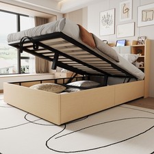 Holzbett 140x200cm hydraulisch