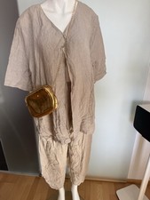 Leinen Hosenanzug Jacke Und