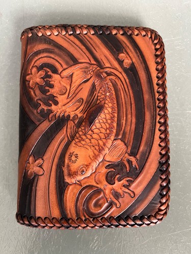 Japan koi wallet handmade - 3d,