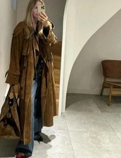 Echtes Wildleder Leder langer