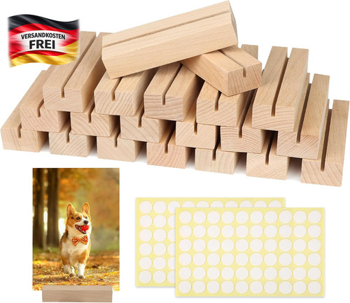 Holz kartenhalter set für - holz,