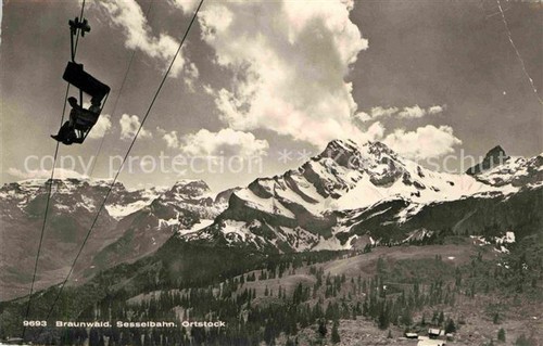 Sessellift ortstock braunwald - sessellift,