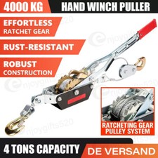 Handseilzug Handseilwinde Seilzug Hebezug 4T 4000kg Handwinde Seil Kettenwinde