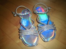 Zara Sandalen Glitzer Schuhe -