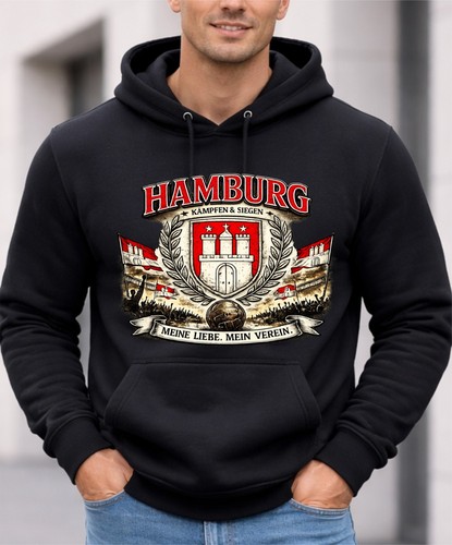 Hamburg fußball hoodie - fußball,