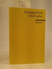 Don Carlos Giuseppe, Verdi, Götz F Gräwe  und Karl D Gräwe: