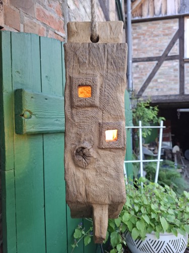 Windlicht altholz laterne - windlicht,