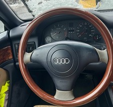 NEU ORIGINAL AUDI HOLZLENKRAD