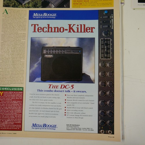 21x30cm magazine cutting - , 1994