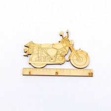 Holz Moped Motorrad Tischdeko
