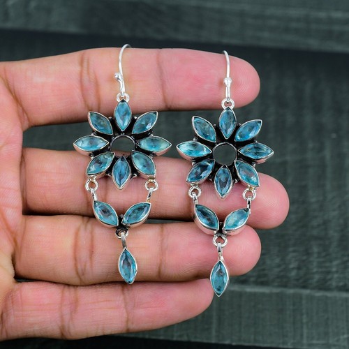 Blaue topas edelstein - blaue,