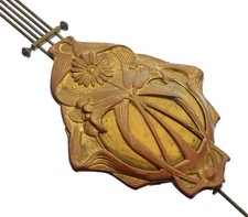 Altes jugendstil uhrenpendel - altes,